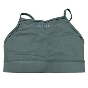 NOBULL High Neck Sports Bra Army Green Women's Size X-Small New With Tags